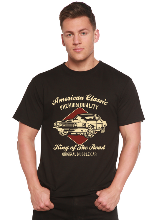 American Classic Men's Bamboo Viscose/Organic Cotton Short Sleeve Graphic T-Shirt