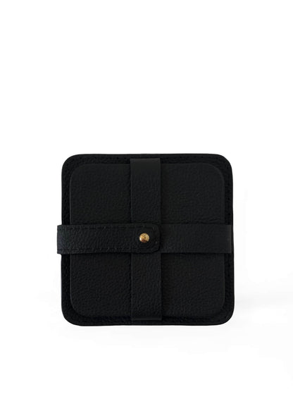 Square Coasters  (Set of 4 with Holder)