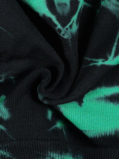 Plus Size Printed Tie Dye Sports Bra