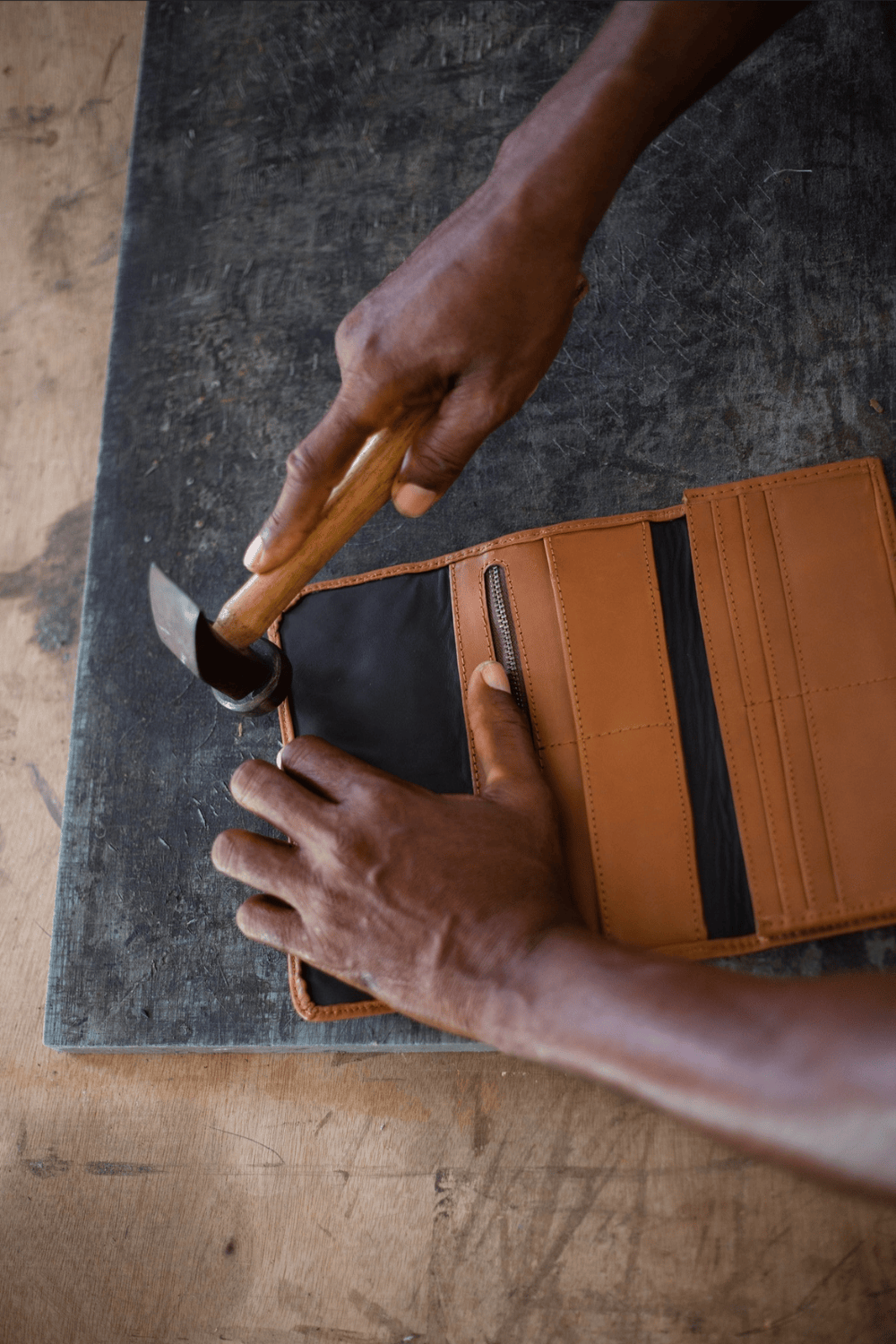 Woven Wristlet Wallet