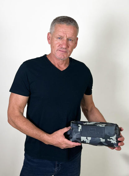 Iron Tight Toiletry Bag - Camo Edition