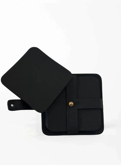 Square Coasters  (Set of 4 with Holder)