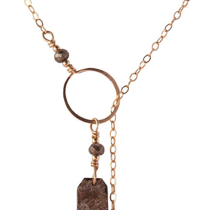 Marcilia 18K Gold Long Lariat
