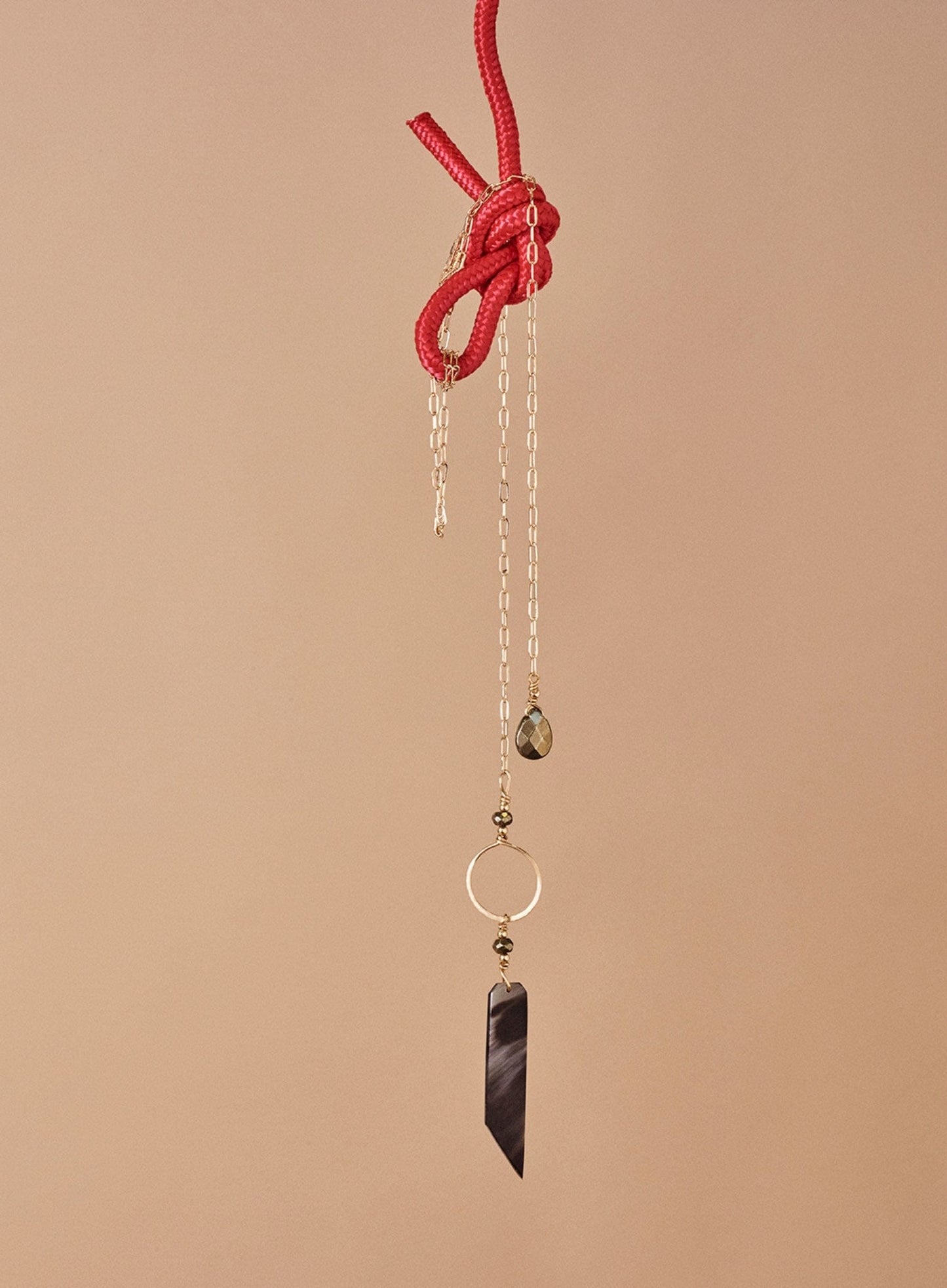 Marcilia 18K Gold Long Lariat