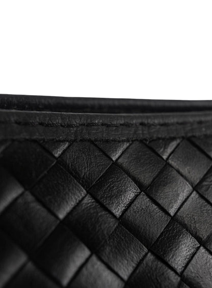 Woven Leather Shoulder Bag